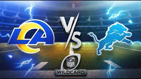 lions vs rams wild card